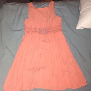 Tank top dress with cut out middle