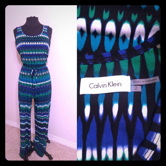 NWOT Calvin Klein Jumpsuit Pants Romper Sz2