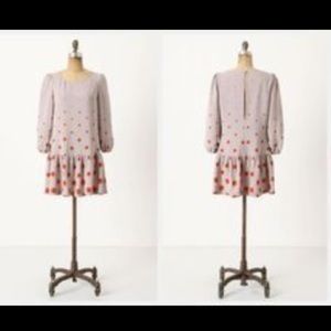 Anthropologie Drop Waist Dress