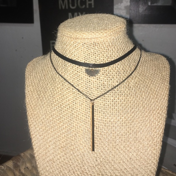 Jewelry - Double Gold Chain Choker ⚫️🔸