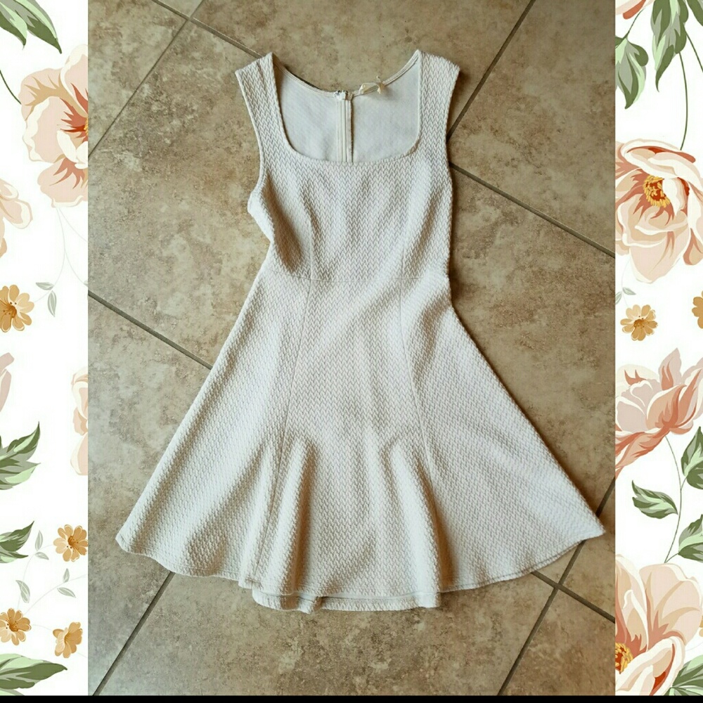 Urban Outfitters cream colored skater dress