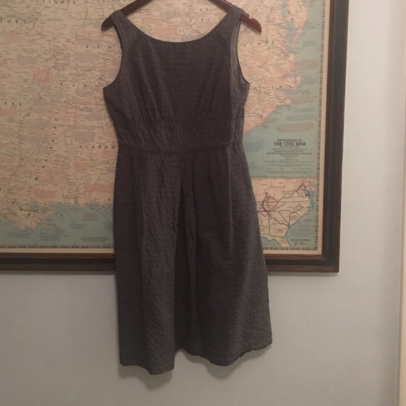 Gray Cotton Dress - J. Crew