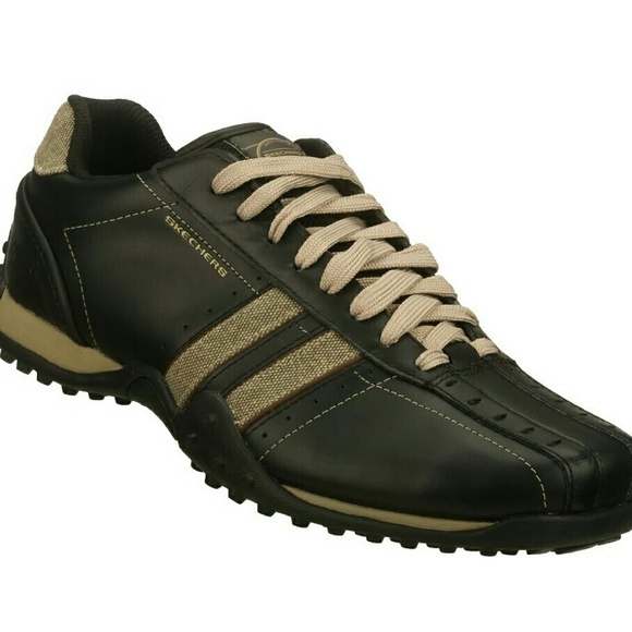EUC Men's Skechers Brown Leather  Sneakers