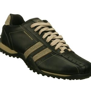 EUC Men's Skechers Brown Leather  Sneakers