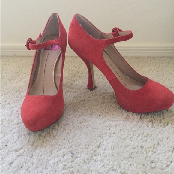 Red Suede DV by Dolce Vita Mary Jane's size 9