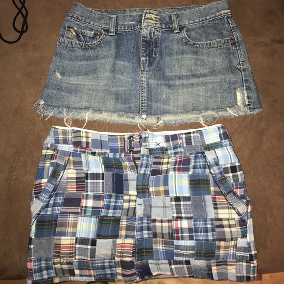 Two Name Brand Skirts: A&F and American Eagle