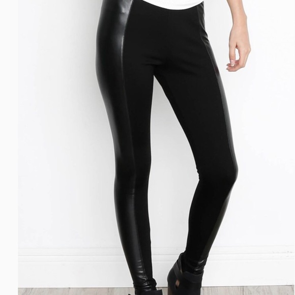 Bishop and Young. Panel Legging in Black - Picture 2 of 3