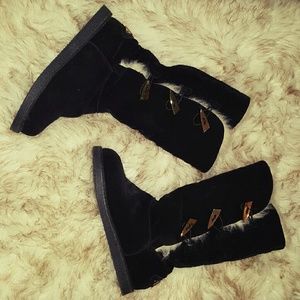 Black winter boots NWOT