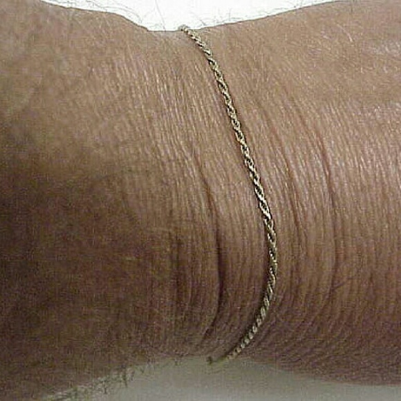 Estate 10k yellow gold rope style 9