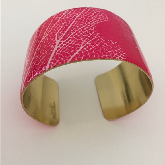 Pink cuff bracelet
