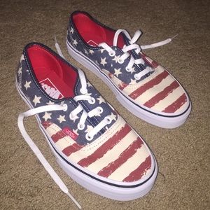 Brand new Stars and Stripes vans