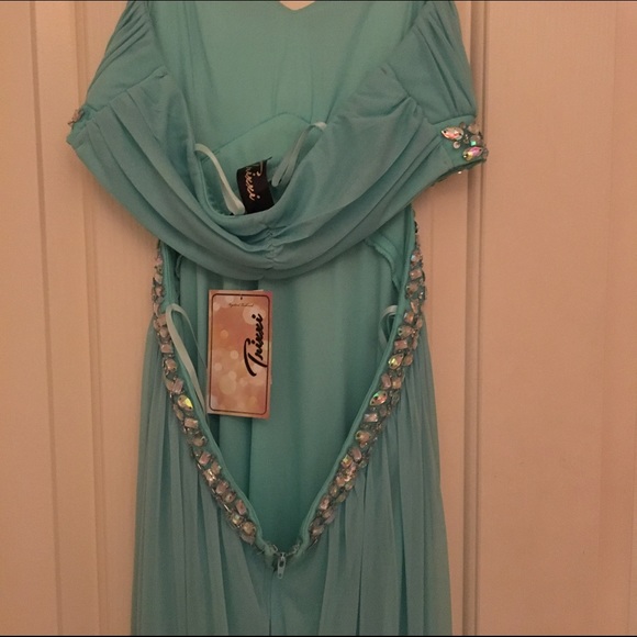 ‼️NWT‼️Trixxi Strapless Prom Gown - Picture 7 of 8