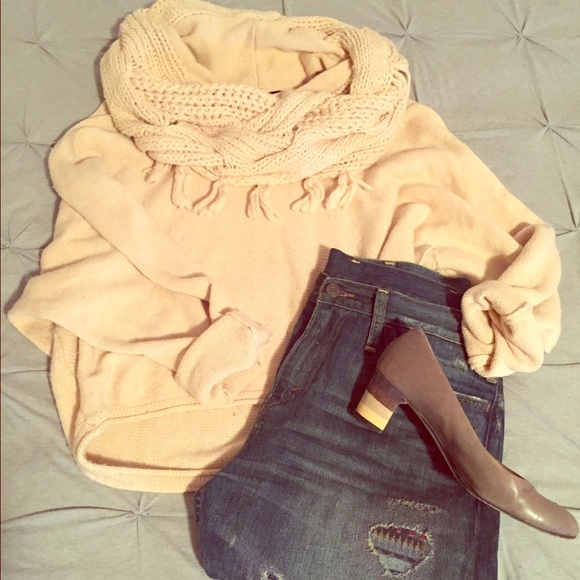 BCBG Max Azria Ziona Scarf Sweater