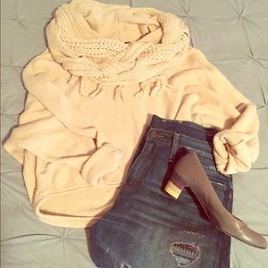 BCBG Max Azria Ziona Scarf Sweater