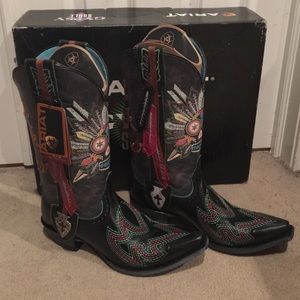 ariat skull boots