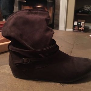 Brown booties