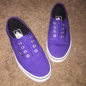 Brand new purple low pro vans