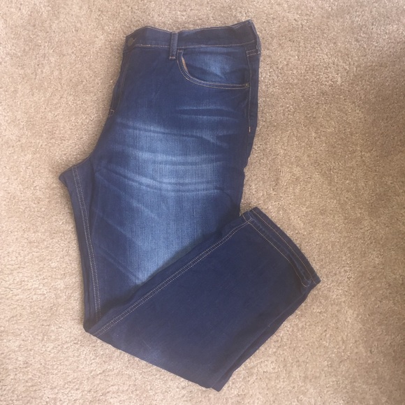 Plus size boyfriend jeans