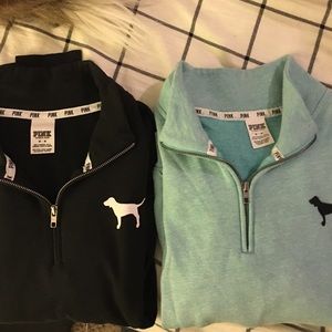 PINK Half zips PLEASE READ DESCRIPTION!☺️