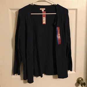 Navy cardigan