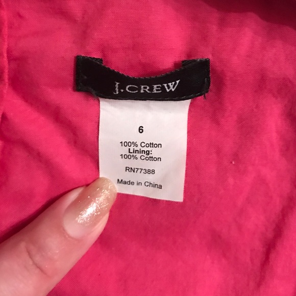 JCrew dark pink dress great condition - Picture 3 of 4