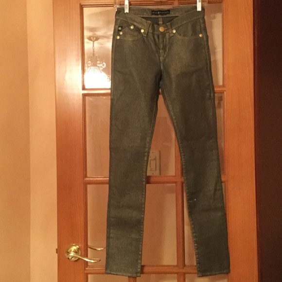 New Rock & Republic Skinny gold Jeans