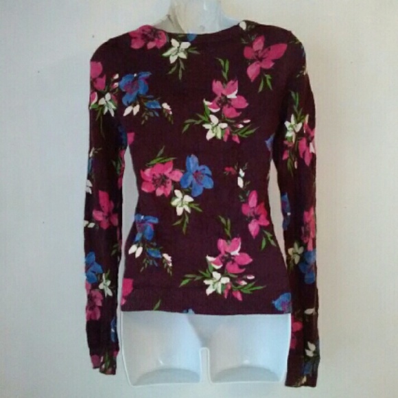 Hollister Floral Print Cardigan nwot - Picture 3 of 3