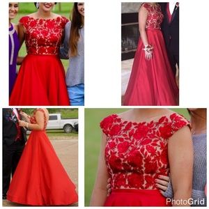 Red Sherri Hill Gown!