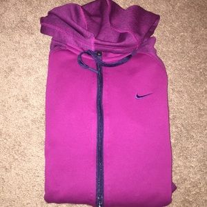 Nike dri fit zip up hoodie