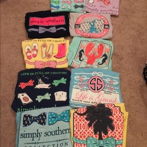 10 Simply Southern Tee shirts!