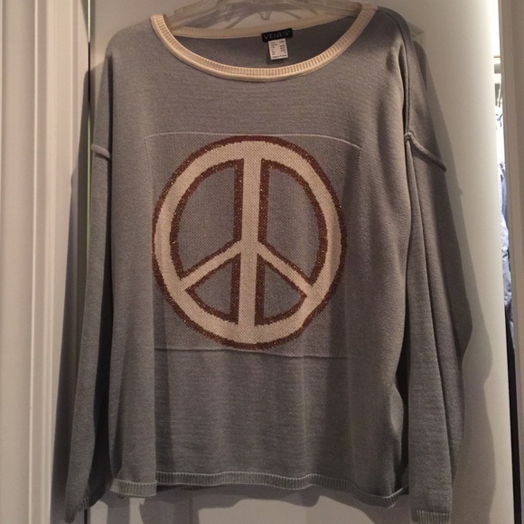 Peace sign sweater from Venus