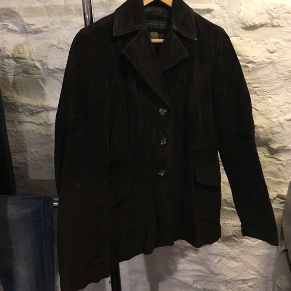 Banana Republic Vintage Suede Coat