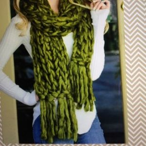Bulky Olive Scarf