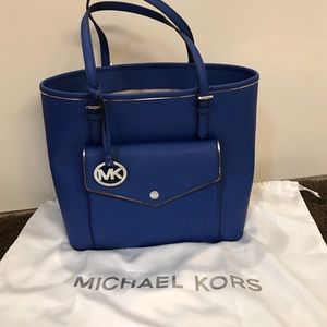 Michael Kors tote. Royal blue