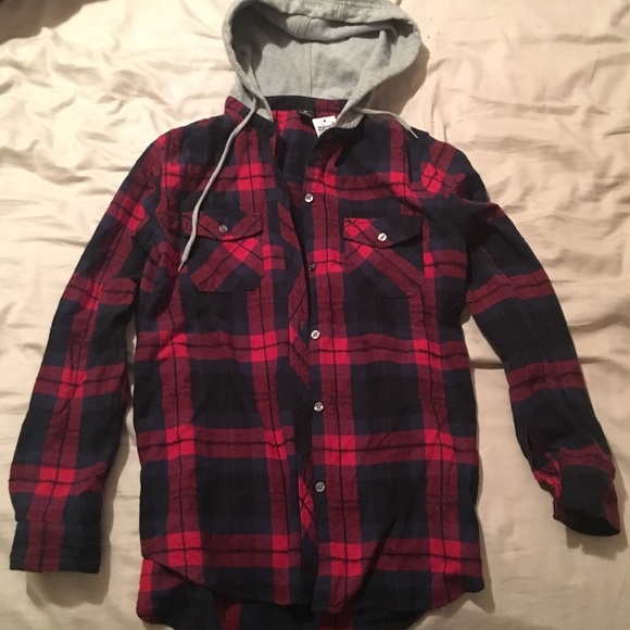 Hooded flannel nwt