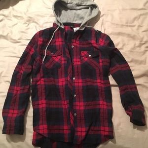 Hooded flannel nwt