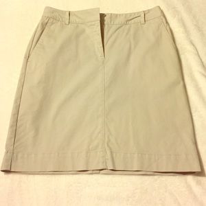 Brooks Brother Khaki Pencil Skirt- size 8