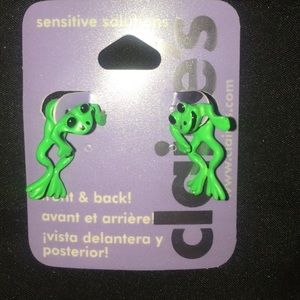 Frog earrings