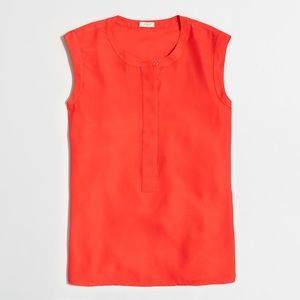 Preppy J.Crew Drapey Sleeveless Popover SIZE 4 NWT