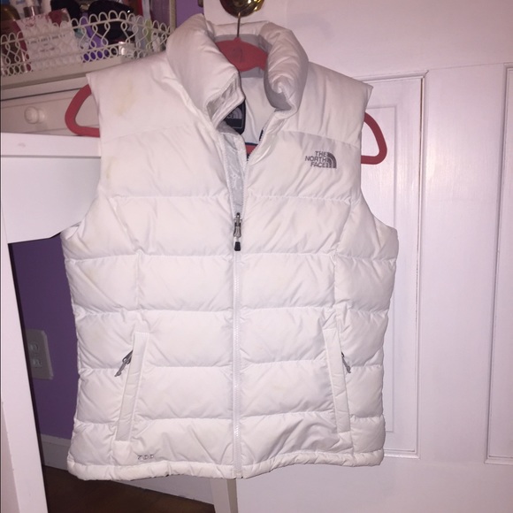 White North Face Vest