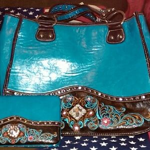 Western Purse and matching Wallet