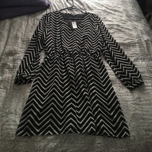 Black and white Express dress