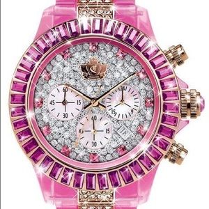 ISO! Pink Watch with Pink Diamonds