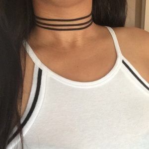 Triple Layer choker necklace