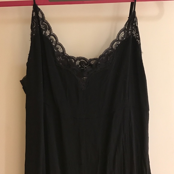 Black lace dress