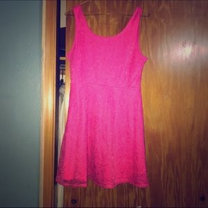 Forever 21 pink lace dress