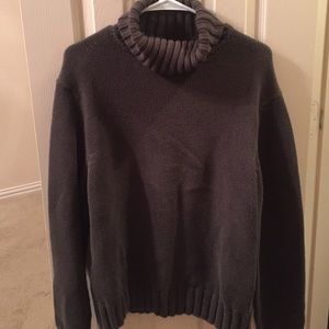 Oversized Brown Turtleneck