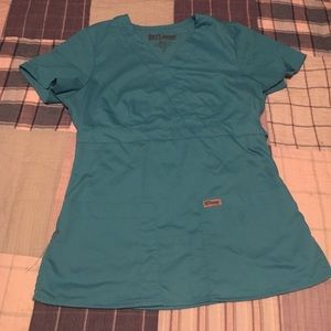 Light blue Grey's Anatomy by Barco scrub top