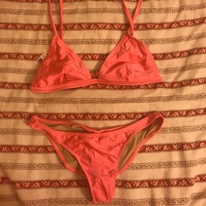 Hot pink AMERICAN APPAREL bikini 👙
