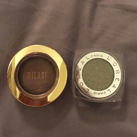 Two drugstore single shadows. Milani and L'Oréal - Picture 1 of 3